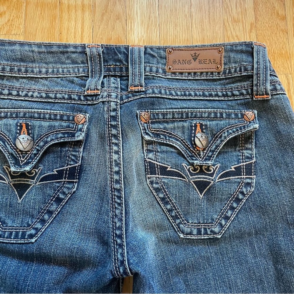 y2k flare jeans